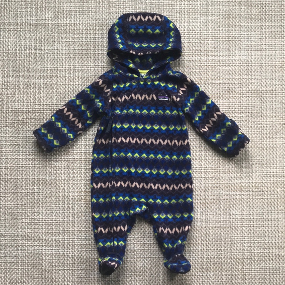 Patagonia Micro Fleece Bunting (size 0-3m)